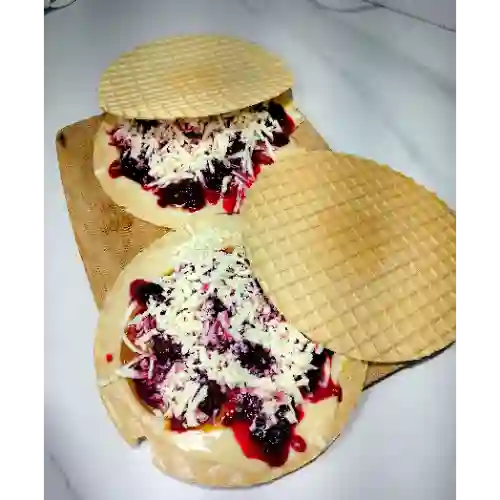 Obleas Arequipe, Queso y Leche Condensad