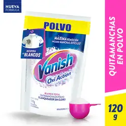 Vanish Desmanchador en Polvo Oxi Action Para Ropa Blanca