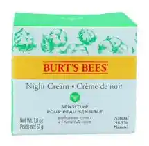 Burts Bees Crema Facial Hidratante de Noche Piel Sensible