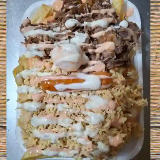 Mixta "carne y pollo"