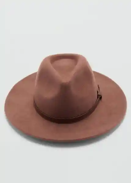 Sombrero Lady Marron Talla 99 Mujer Mango