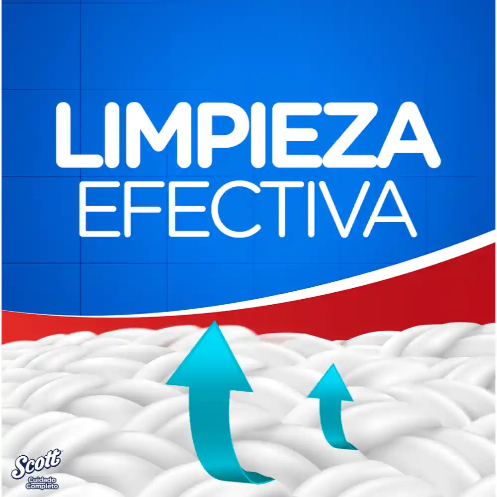 Scott Papel Higiénico Cuidado Completo Triple Hoja Rollos