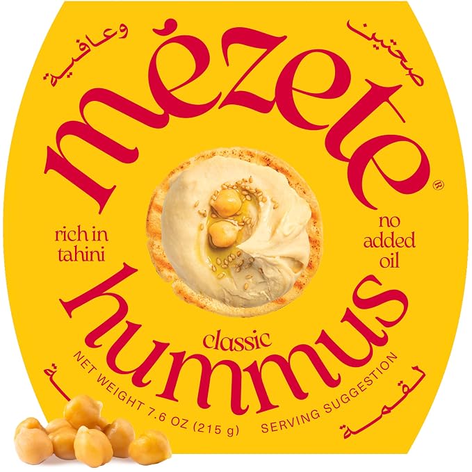 Mezete Crema Garbanzo Tahini Hummus