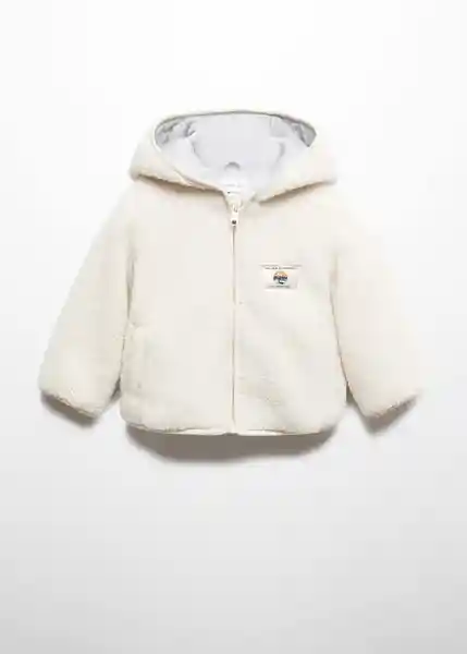 Abrigo Anorak Corea Crudo Talla 69 Niños Mango