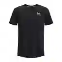 Under Armour Camiseta Manga Sisa de Hombre Negro Talla L