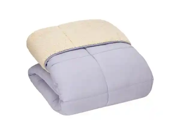 Cobija Cordero Liso Queen Lila Casaideas