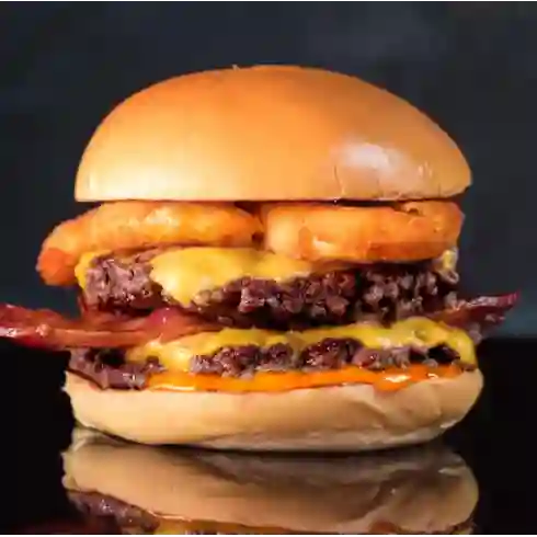Combo Big Burger Doble Carne +Papas