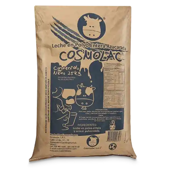 Cosmolac Leche en Polvo Entera Azucarada