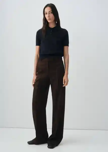 Saco Jersey Kellita Navy Talla M Mujer Mango