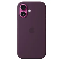 iPhone Case 16 Silicone With Magsafe Plum