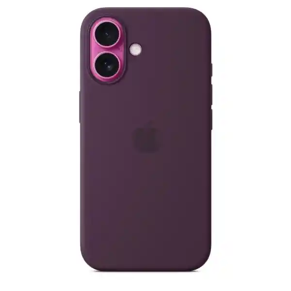 iPhone Case 16 Silicone With Magsafe Plum