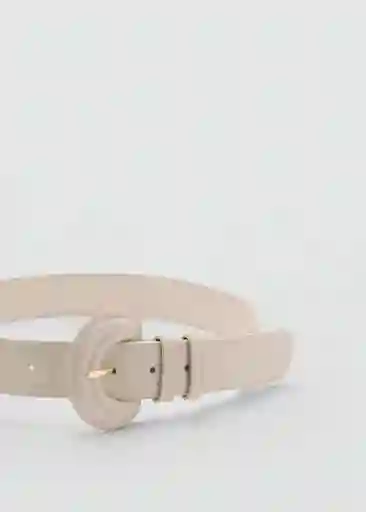 Cinturón Terry Crudo Talla M Mujer Mango