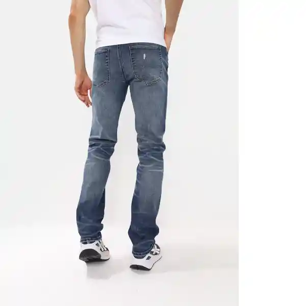 Jean Straight Hombre Azul Talla: 32 x 32 American Eagle