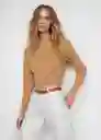 Jersey Percebe Camel Talla M Mujer Mango