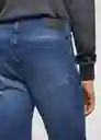 Pantalón Jean Patrick Tejano Medio Talla 42 Hombre Mango