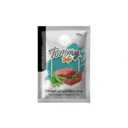 Tommy Alimento en Trozos Dogs Adulto de Res Con Verduras Salsa