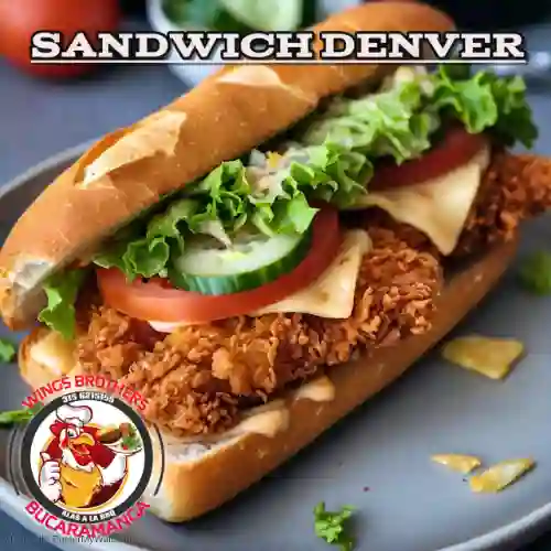 Sandwich Denver (Pollo Crispi)