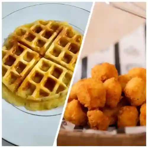 Crispetas de Pollo y Almowafle