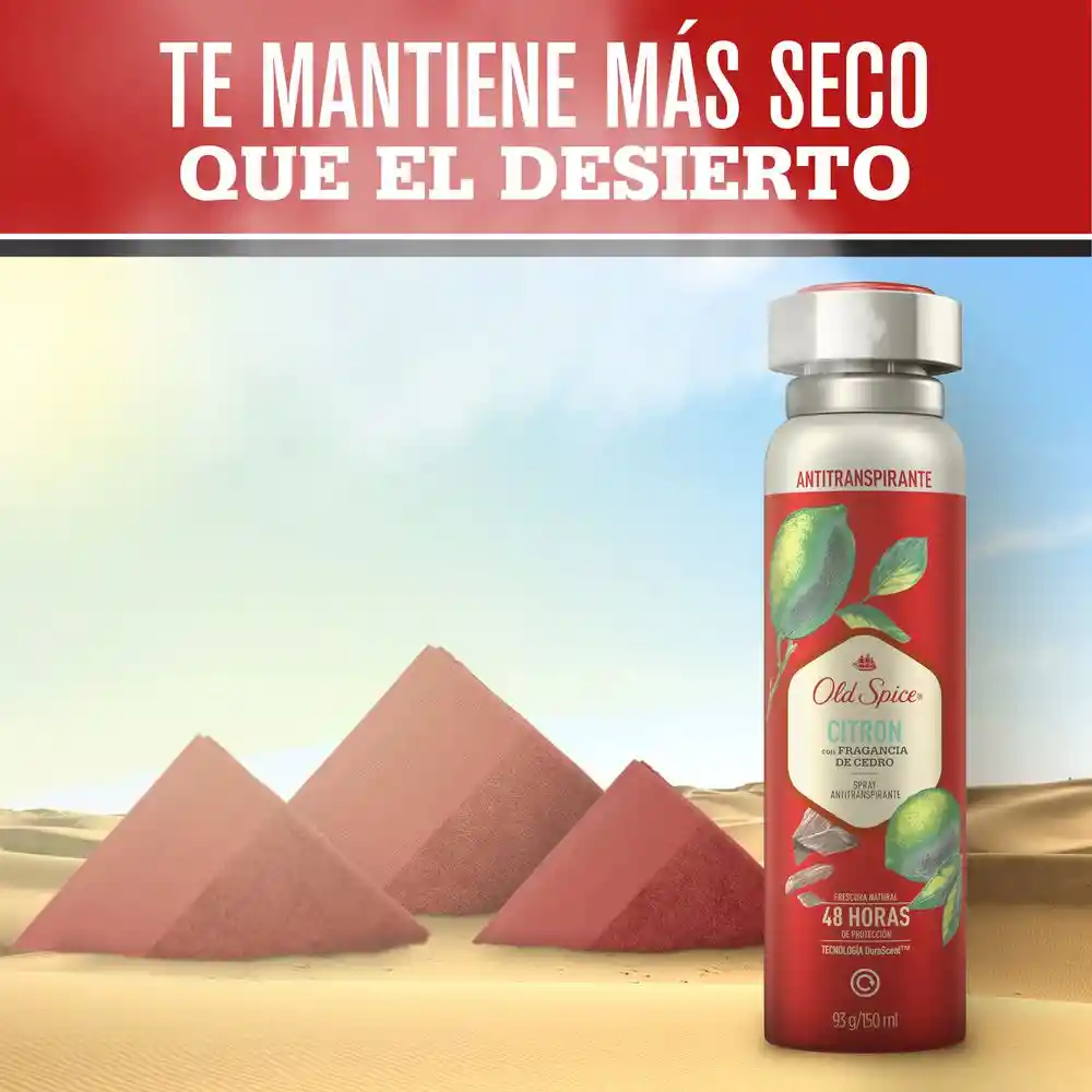 Old Spice Desodorante Citrón en Spray