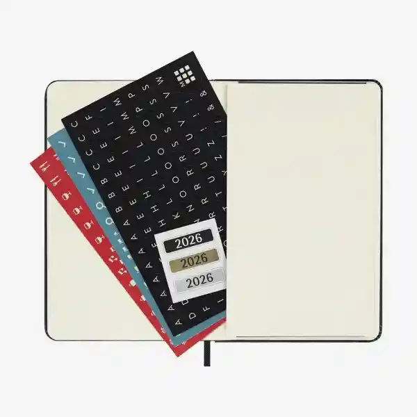 Moleskine Agenda Diaria Negro Pequeña Hc 2026