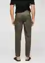 Pantalón Jon Khaki Talla 42 Hombre Mango