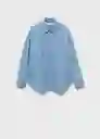 Camisa Cahuita Tejano Medio Talla L Mujer Mango
