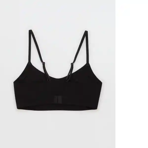 Bralette Negro Talla: MEDIUM American Eagle