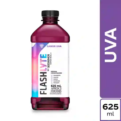 Flashlyte Bebida Hidratante Uva Con Electrolitos 625 mL