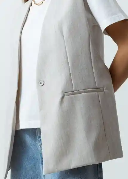 Chaqueta Mujer Crudo Abedul S 522G355 Naf Naf