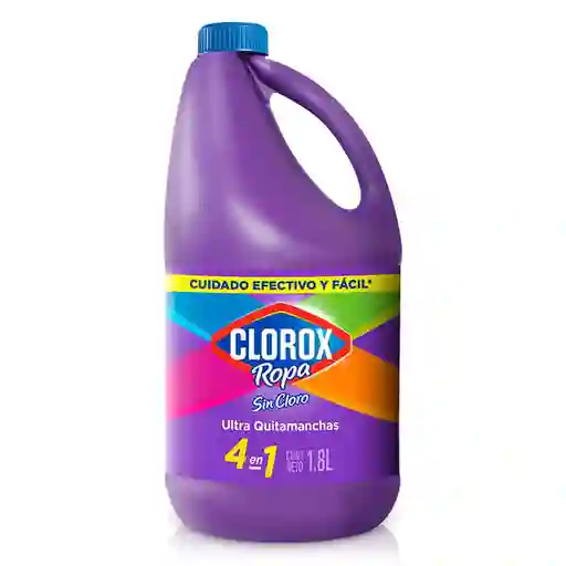 Quitamanchas Sin Cloro Clorox Ropa 4 en 1 de Color 3.8 L