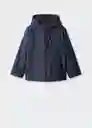 Abrigo Anorak Pepe5 Navy Talla 07 Niños Mango