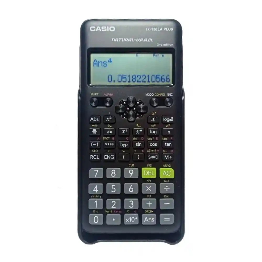 Casio Calculadora Científica Fx-350 La Plus