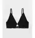 Brasier Bralette Aerie de Mujer Negro Talla Small American Eagle