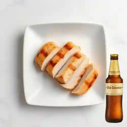 Combo Pechuga Asada + Club Colombia 330 ml