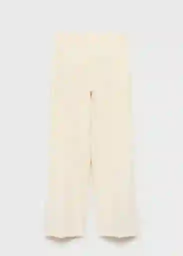 Pantalón Iguana Vainilla Talla 42 Mujer Mango