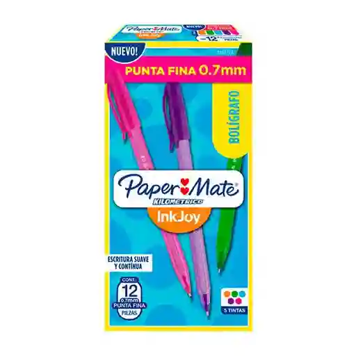 Paper Mate Esfero Surtido Punta Fina 0;7 mm 100