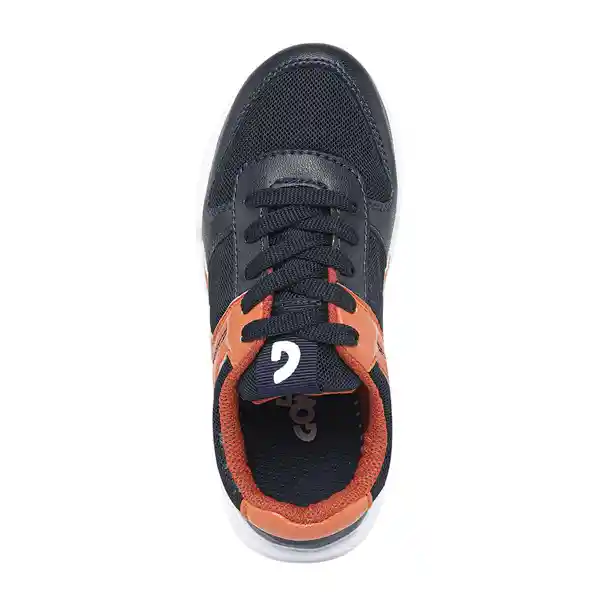 Los Gomosos Tenis Nigor Niño Azul Naranja Talla 32