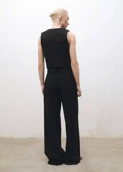 Chaleco Iris Negro Talla L Mujer Mango