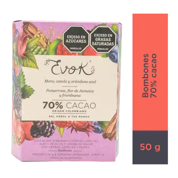 Evok Chocolates x 10 Unidades