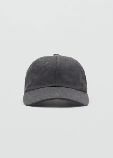 Gorra Lana Gris Talla 99 Hombre Mango