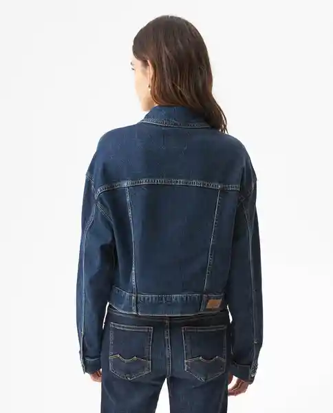 Chaqueta Trucket Azul Clásico Oscuro Talla S Femenino Chevignon