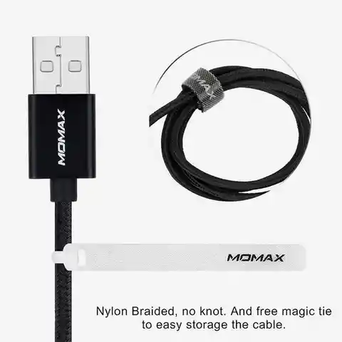 Momax Cable Onelink 3-in-1 Negro