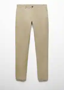 Pantalón Barnal Khaki Talla 44 Hombre Mango