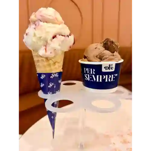 Helado Sencillo Nutellado
