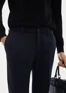 Pantalón Pluto Navy Talla 42 Hombre Mango