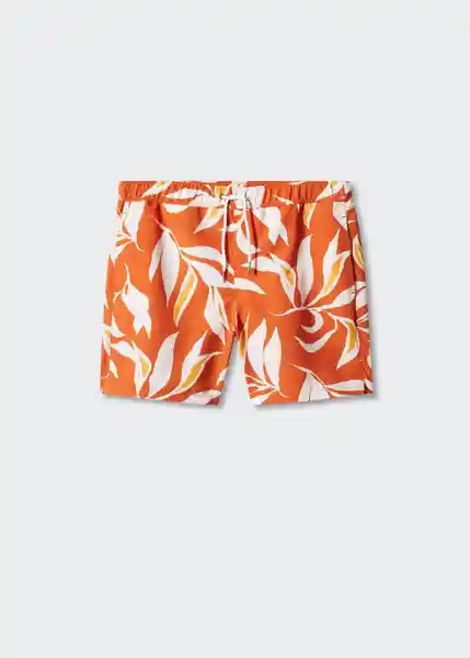 Traje del Bañador Pau Naranja Talla S Hombre Mango