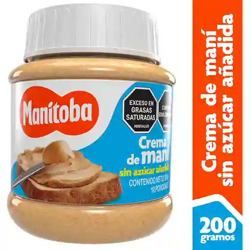 Manitoba Crema de Maní Bajo en Sodio