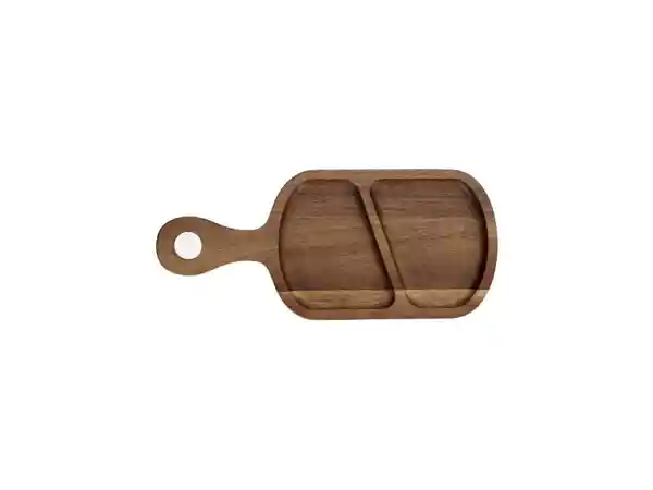 Plato de Madera Con Divisiones Casaideas