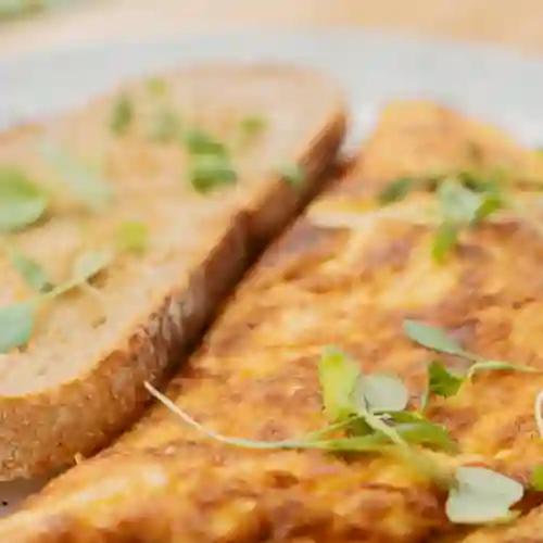 Omelette Maiz y Queso 7 Cueros