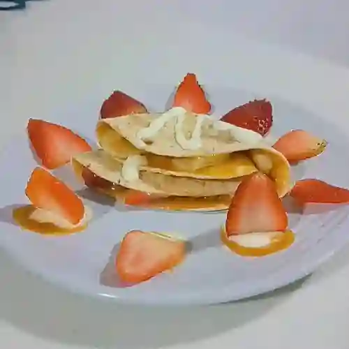 Wrap Dulce de Fresa y Banano